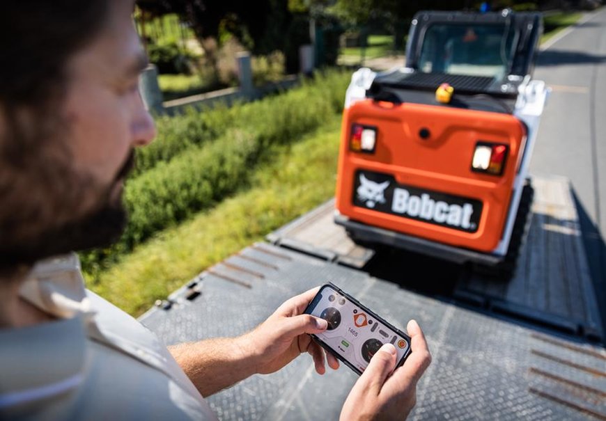 Bobcat-laders op afstand bedienen met een iPhone